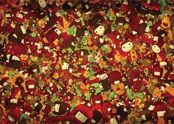 斑斓创意插画,灵动插画