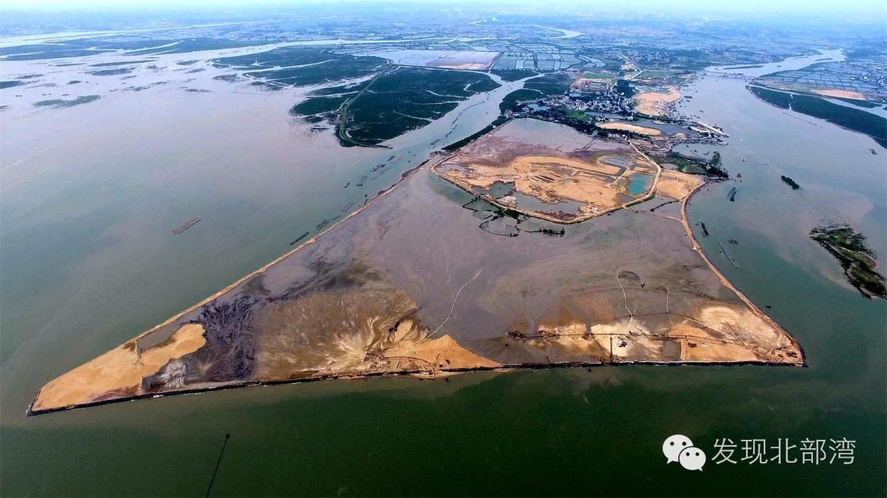 钦州人工海滨浴场,广西钦州港沙滩