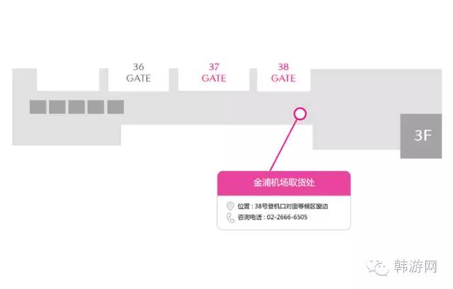 韩国仁川机场取货处介绍,韩国免税店哪些是需要机场取货的