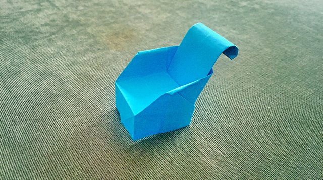 纸在乎你手工折纸沙发折纸视频图解教程