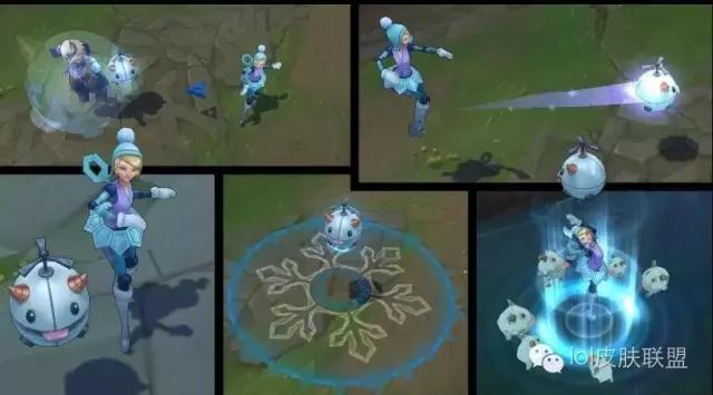 lol最近全皮肤免费用,金克丝冰雪节皮肤特效