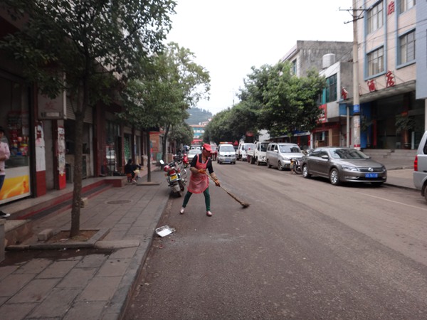 村环境卫生整治活动效果,竹园社区环境卫生整治