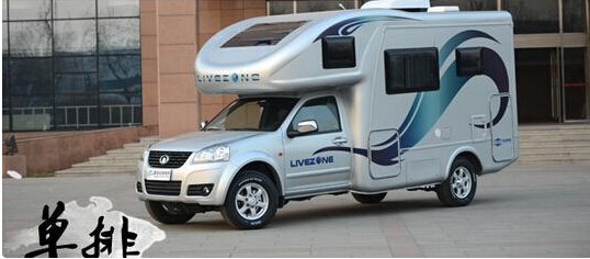 自驾游长城炮房车,长城皮卡房车自驾游