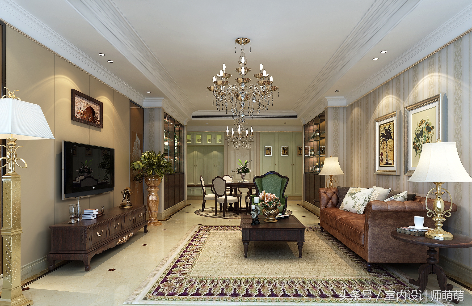 金色轻奢风格全屋搭配,玫瑰金轻奢风个性风格