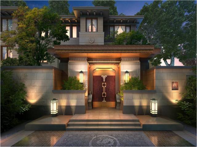 自建顶级新中式豪宅,新中式和现代结合的别墅豪宅