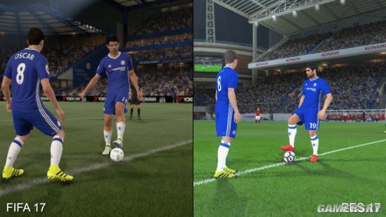 实况足球201718和19哪个好玩,fifa17跟人对战