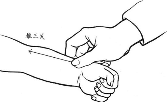 病毒感冒发烧推拿手法,一岁宝宝感冒发烧流鼻涕推拿手法