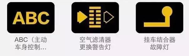 大众汽车故障灯标志图解大全,东风凯普特汽车故障灯标志图解