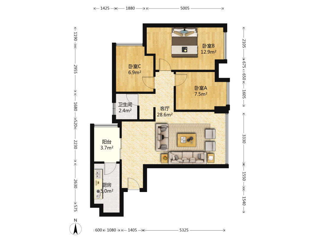 锦江区蓝润v客东都一期56平米公寓,锦江区蓝润东都二期