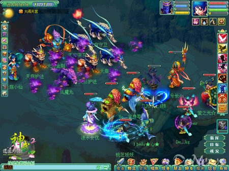 神武2十二门派技能介绍,神武4回合制战斗