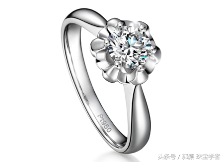 50分钻戒用铂金还是18k做戒托合适,钻戒戒托选18k黄金和18k白金