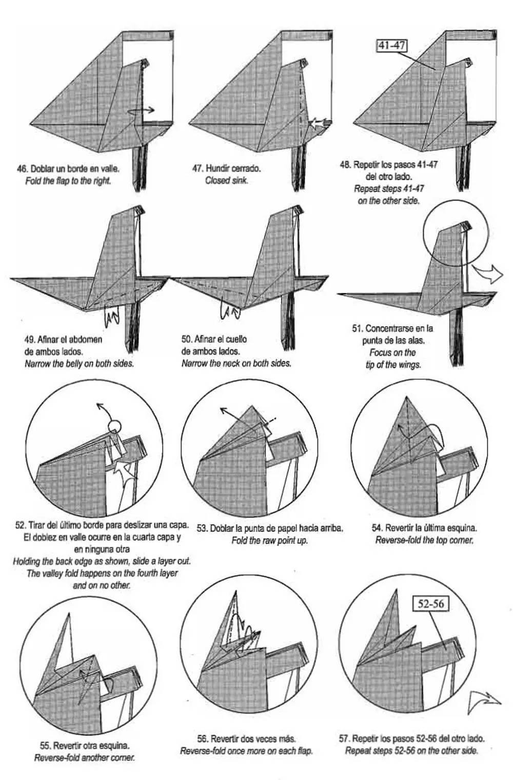 长了腿的千纸鹤怎么折,怎么折千纸鹤翅膀会飞