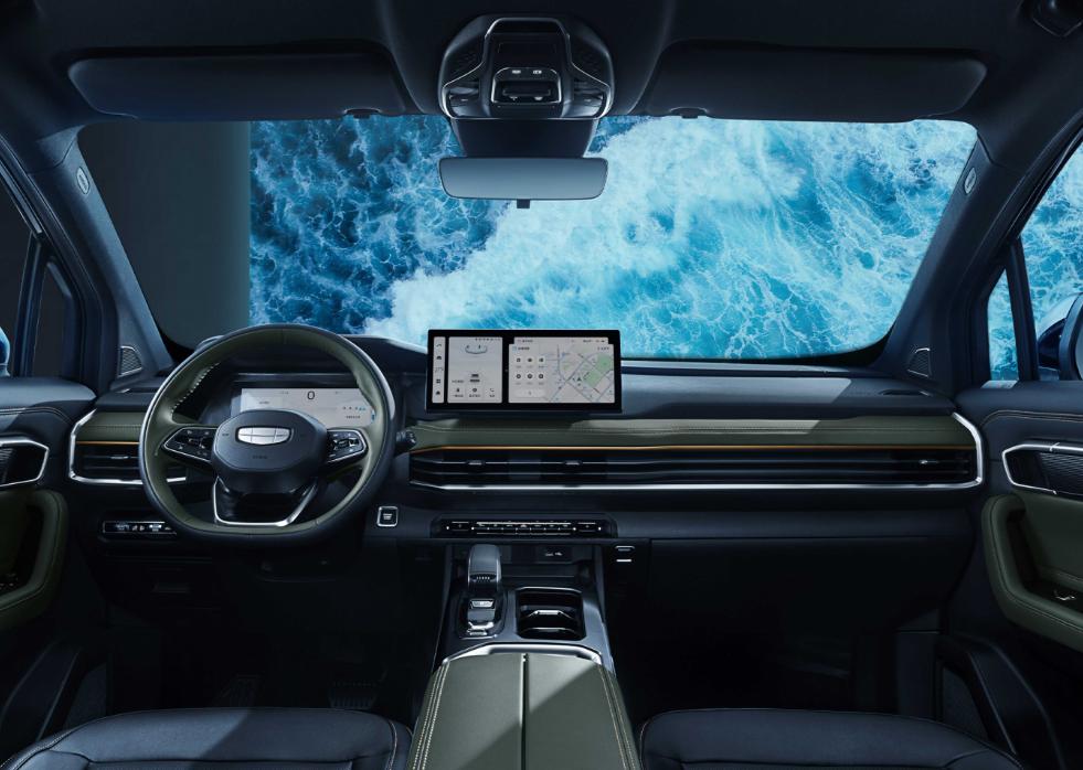 吉利豪越l2023款七座配置简介,吉利豪越l2024款七座造型