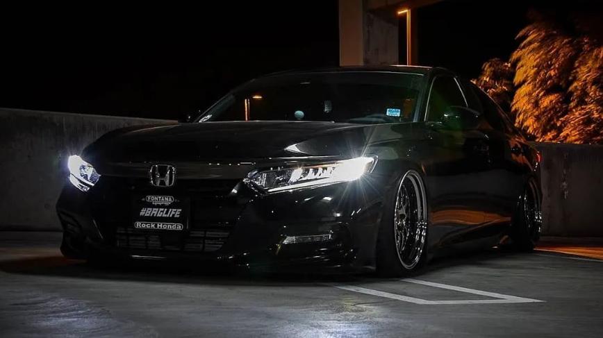 十代雅阁改装gf短弹簧效果,十代雅阁改装鸡腿式挡把