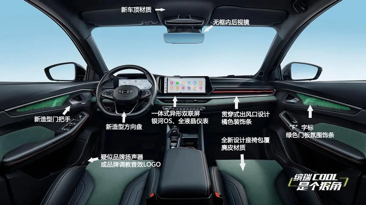 吉利缤瑞cool冠军版2024款雷神动力,吉利缤瑞汽车测评1.0t