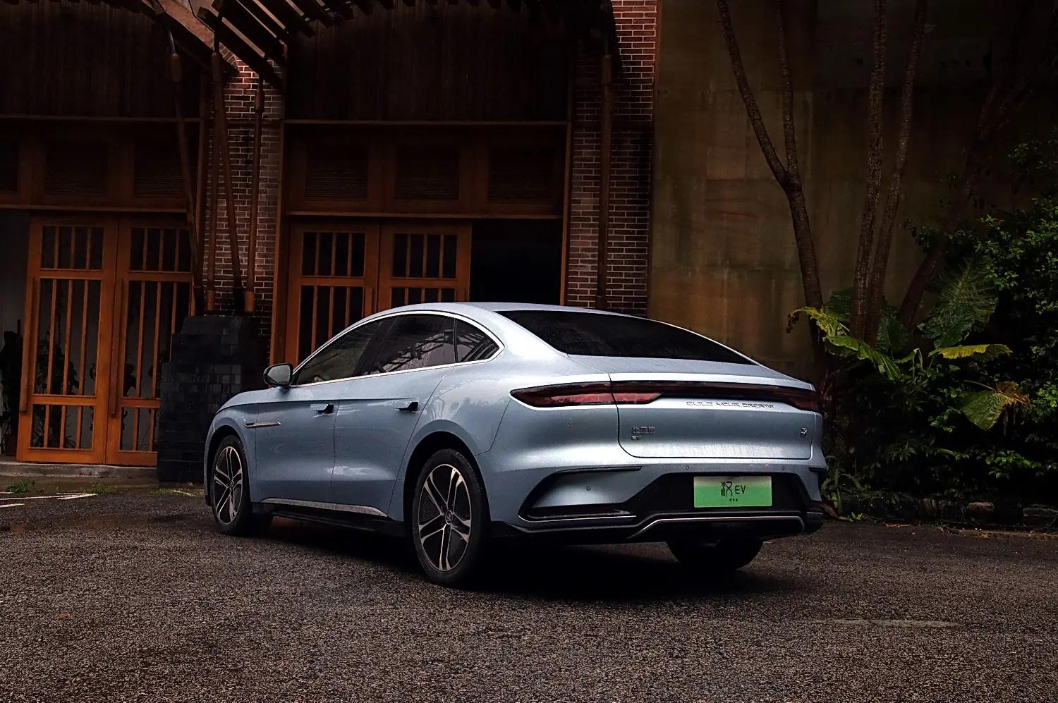 颜值高科技强比亚迪汉ev解读,沉浸式体验比亚迪汉ev冠军版试驾