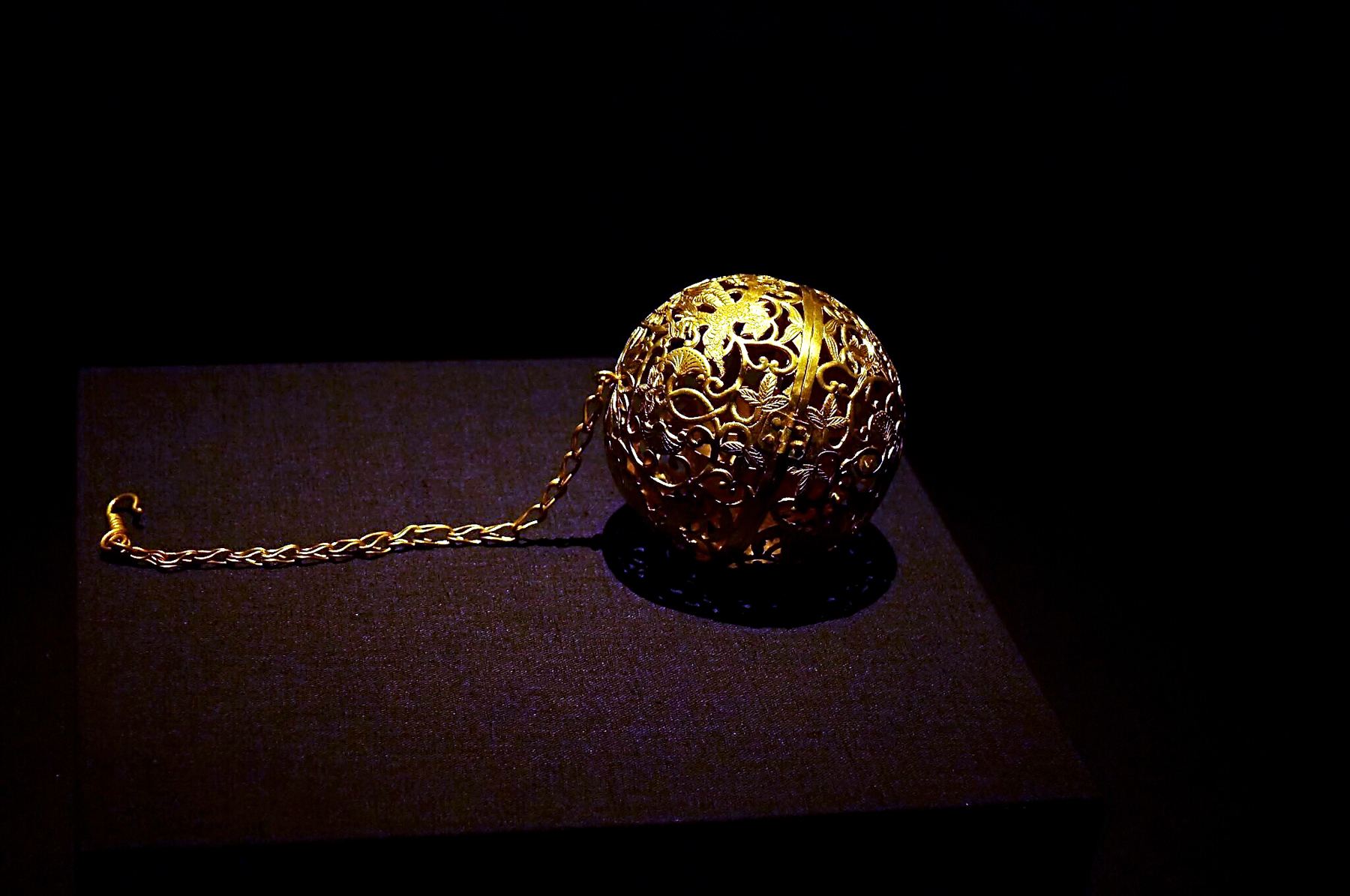 唐朝镂空香囊,现存八件唐香囊