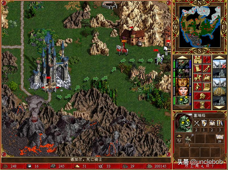 英雄无敌3脆弱平衡失控，电脑瞬间崩盘