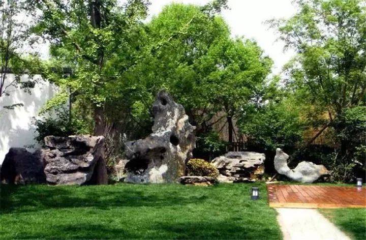 庭院置石风水图,庭院置石风水布局