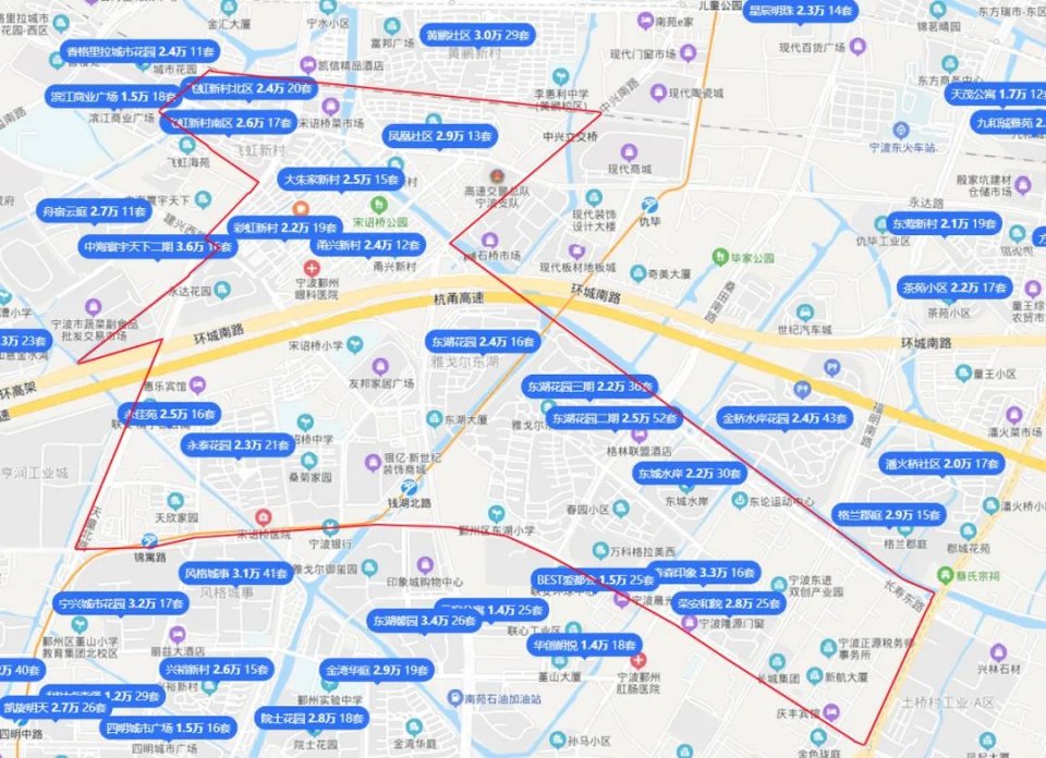 太疯狂！学区单价挂至8万/平！宁波中河、长丰等多校9月投用