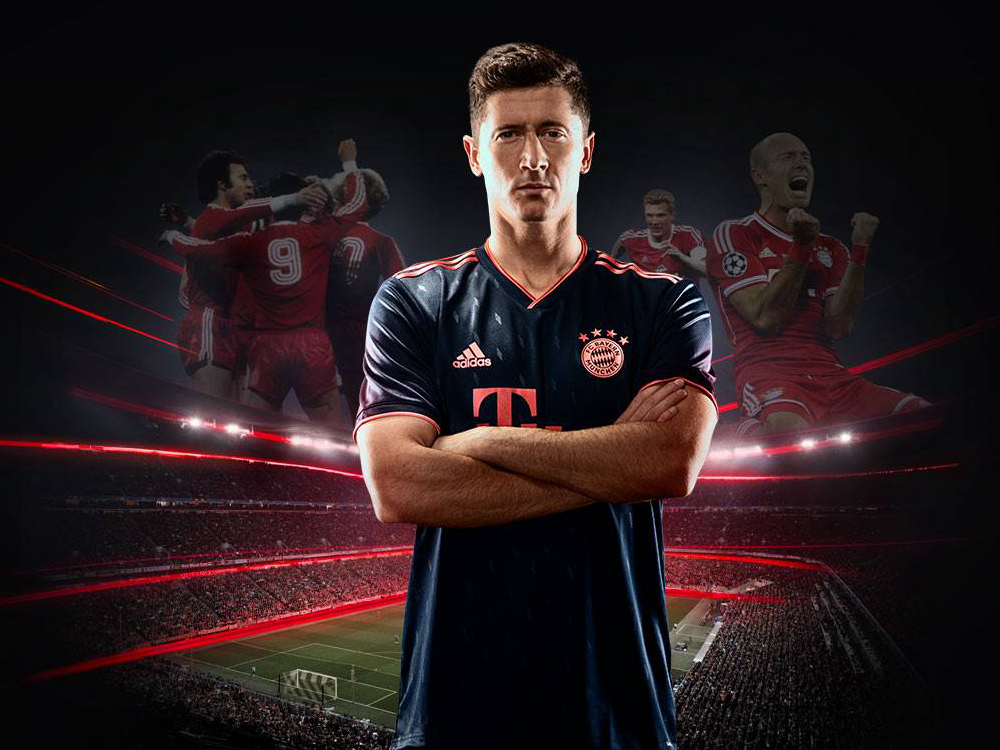 拜仁绿色球衣搭配,拜仁白金色客场球衣