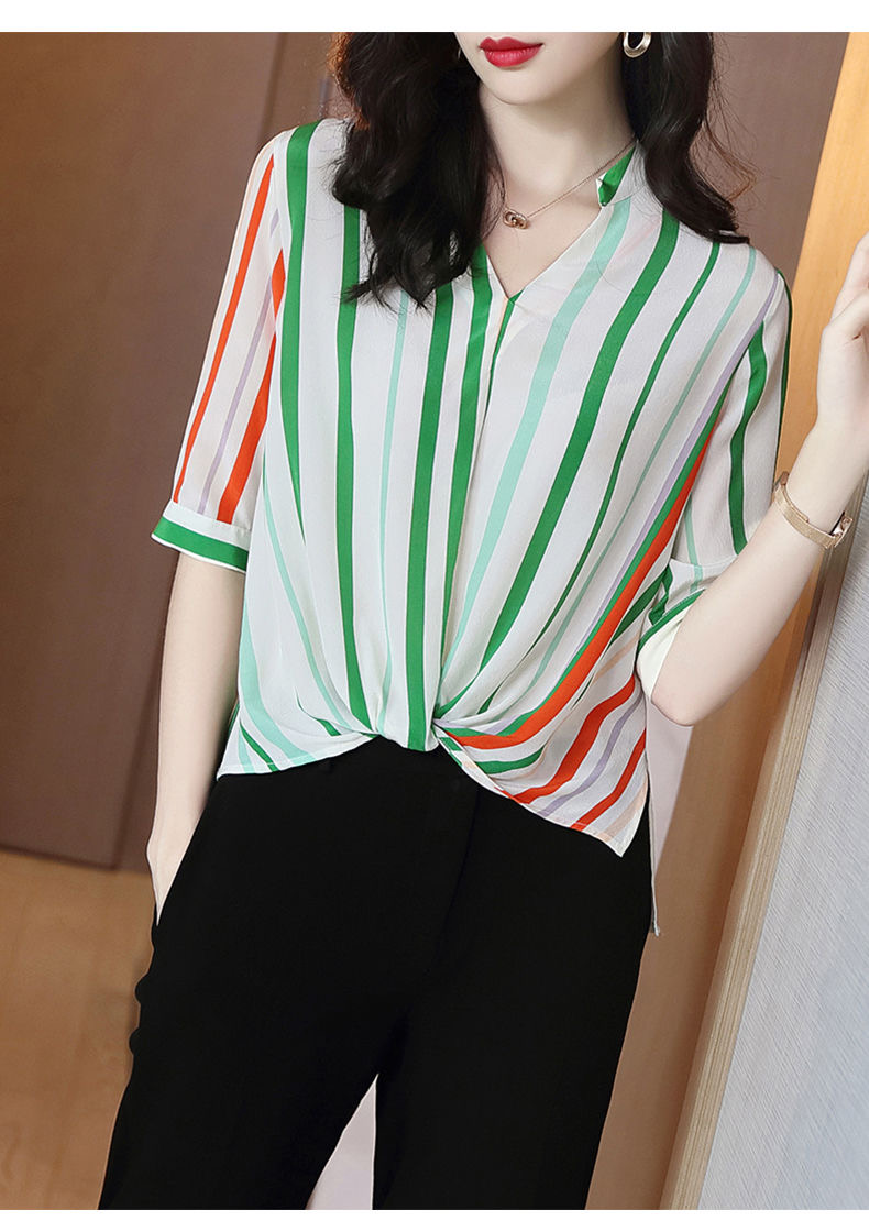 140斤微胖女装新款碎花雪纺衬衫,洋气微胖女生穿搭夏季显瘦衬衫