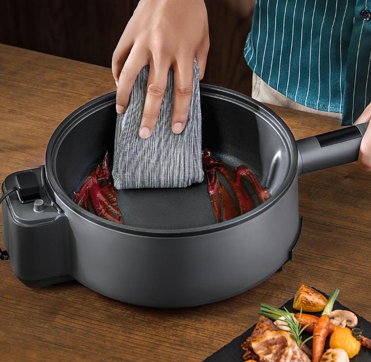 自动炒菜机30秒可出餐,炒菜黑科技九阳炒菜机