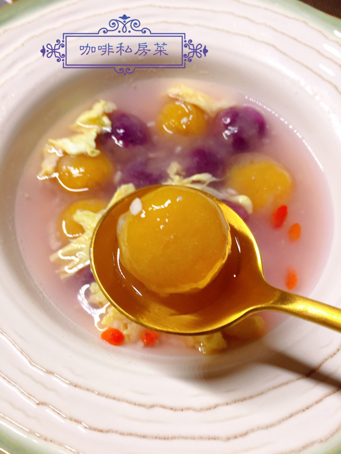 在家自制酒酿蛋花水晶汤圆，颜值爆表Q弹爽滑，学会不用出去买了