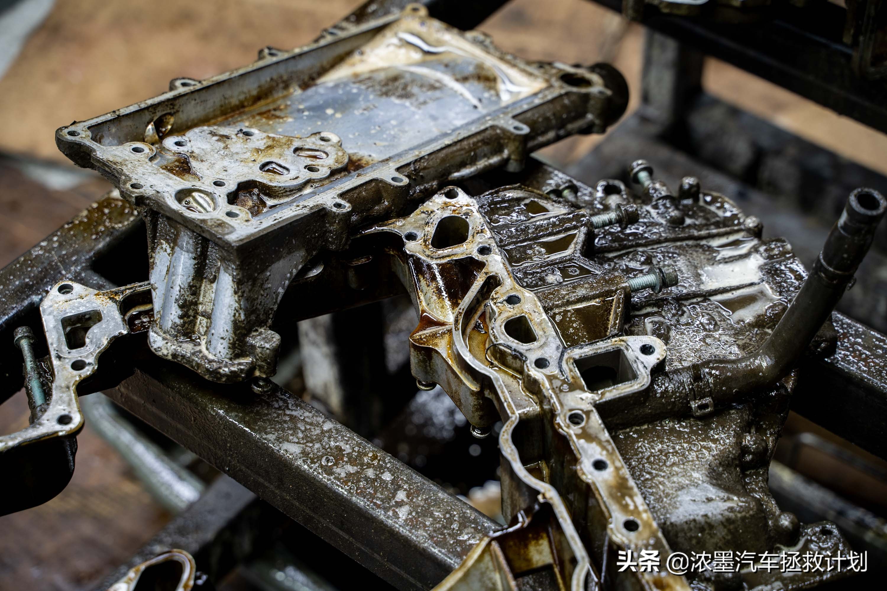 奥迪a6发动机大修全过程,翻新奥迪a6大修发动机