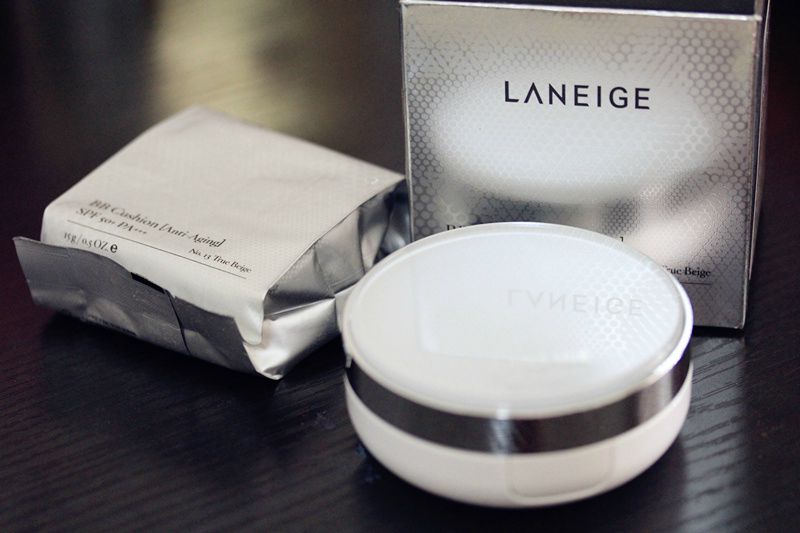 兰芝雪润无瑕气垫粉凝霜,兰芝粉气垫干皮测评