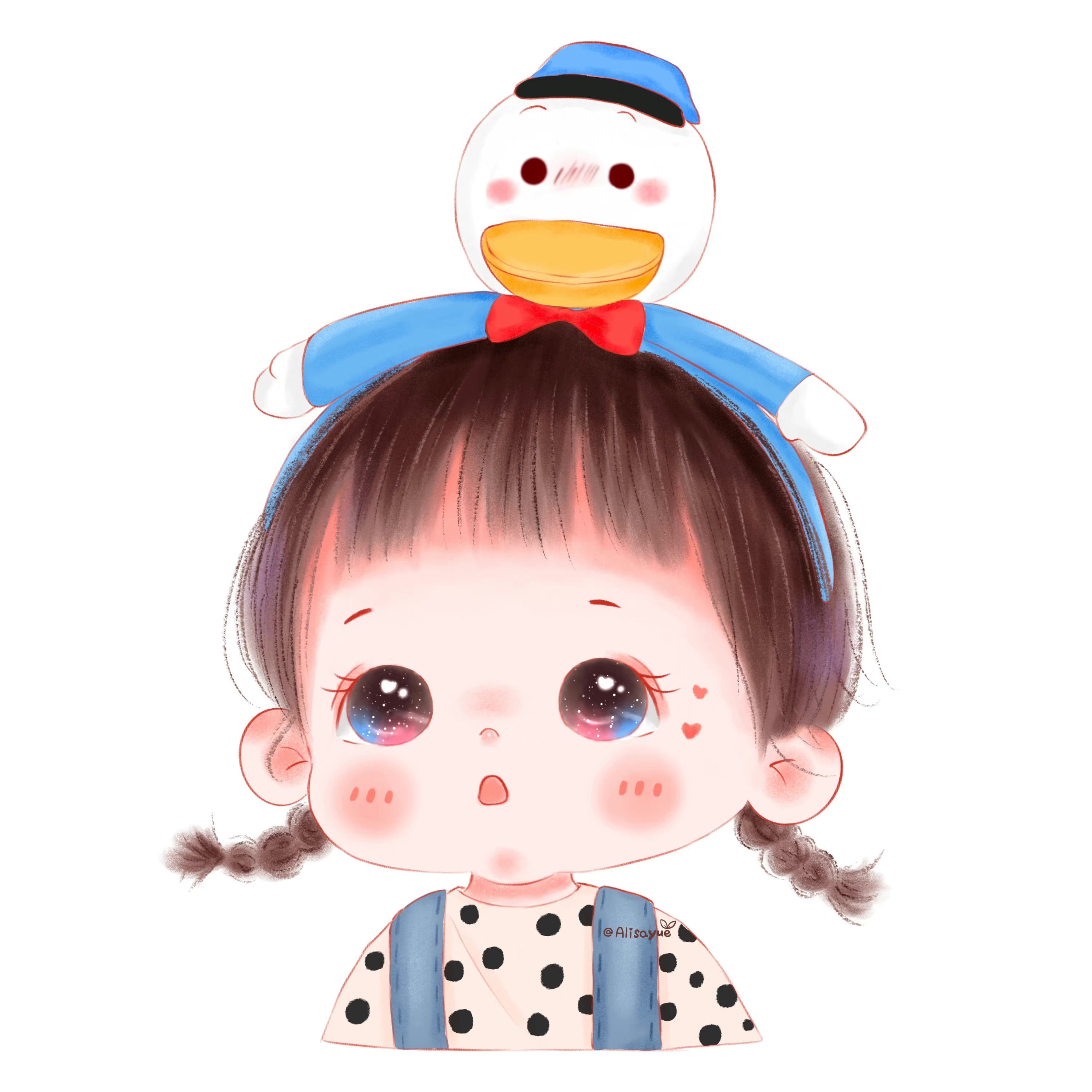 萌娃头像女生可爱萌图卡通,开心萌娃头像大全可爱高清