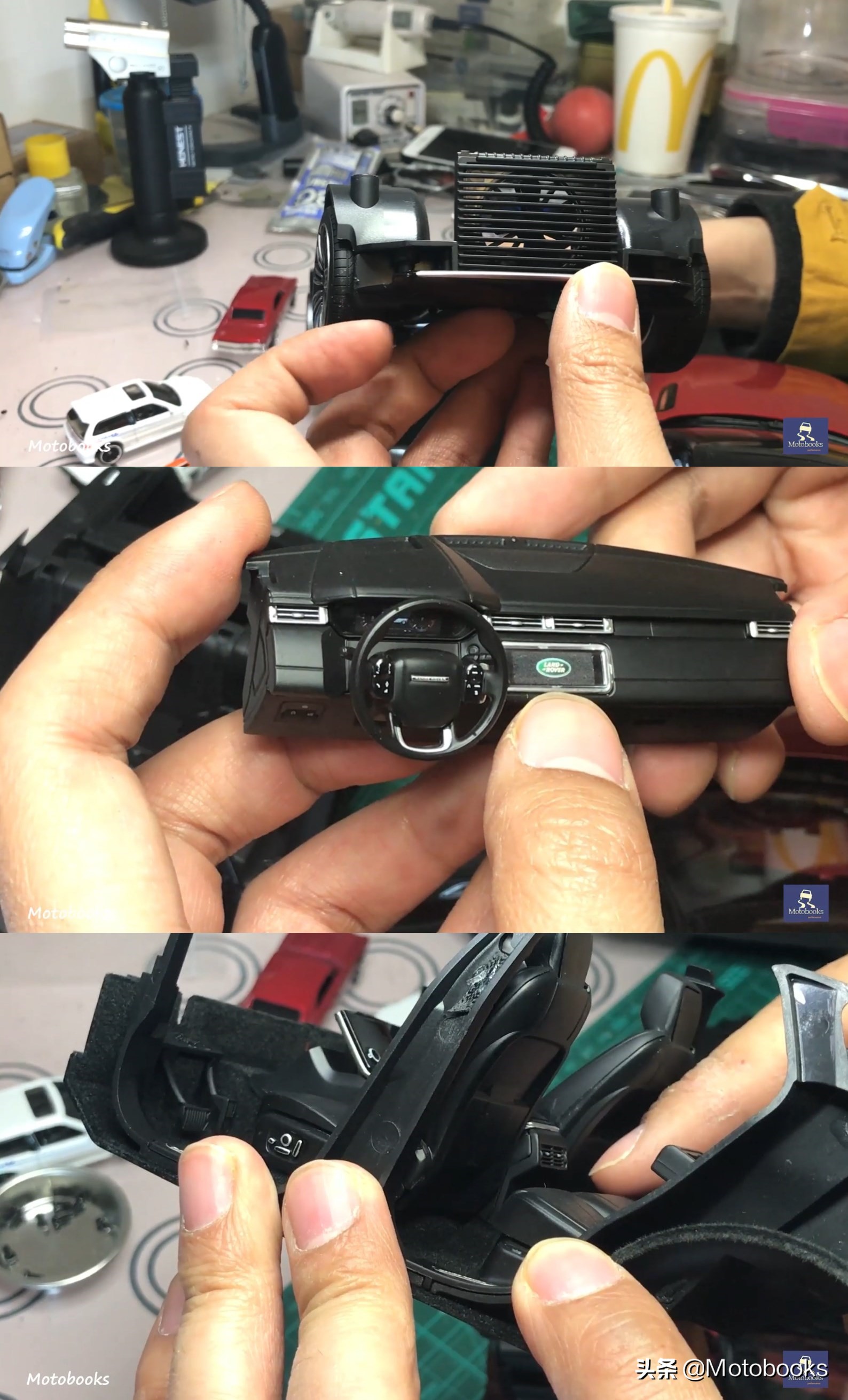 爱车模拆车,风火轮路虎星脉车模