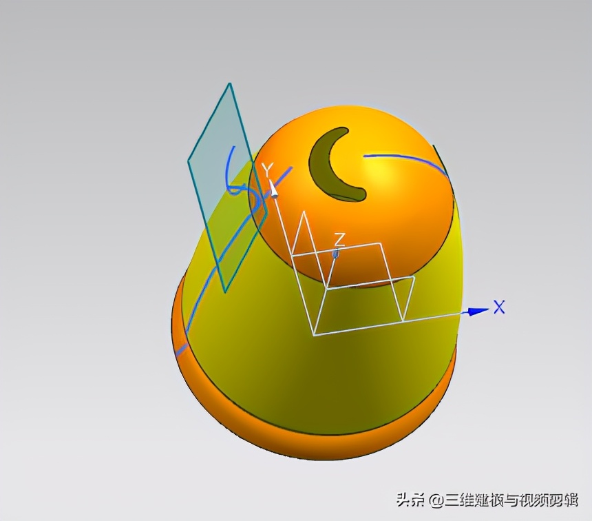 ug曲面之水龙头手把建模视频教程,ug12.0水壶要怎样画