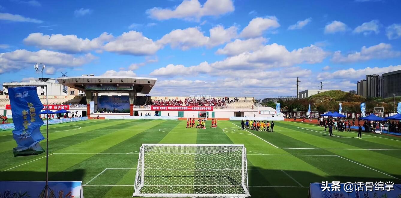 少年足球冠军颁奖仪式,全国青少年足球联赛绵阳赛区