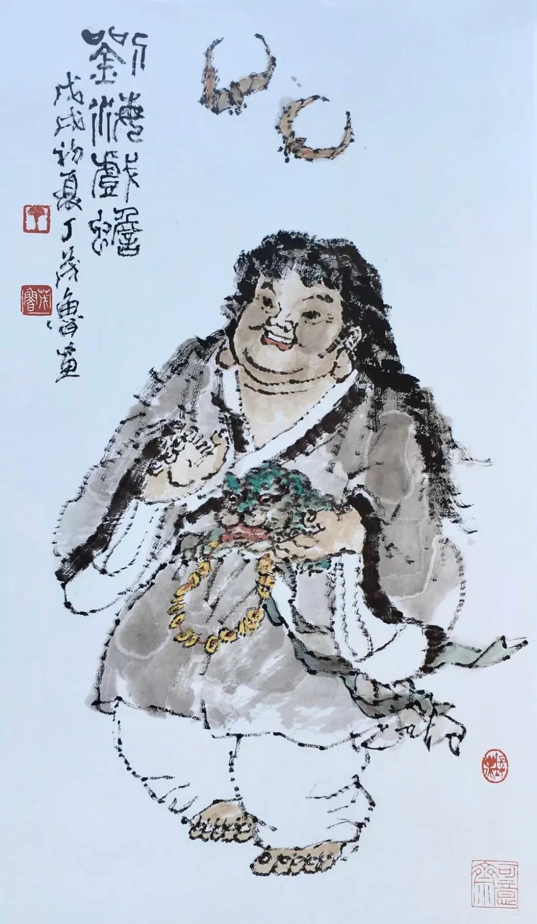 欣赏老画家水墨丹青,丁茂鲁书画作品欣赏