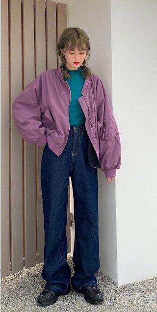 小个子春天穿什么样的外套好看,小个子女生春秋穿搭图片