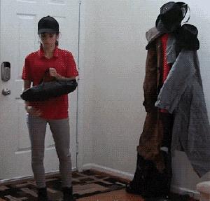 搞笑gif女人结婚前和结婚后的差别,新娘害羞蒙脸搞笑视频