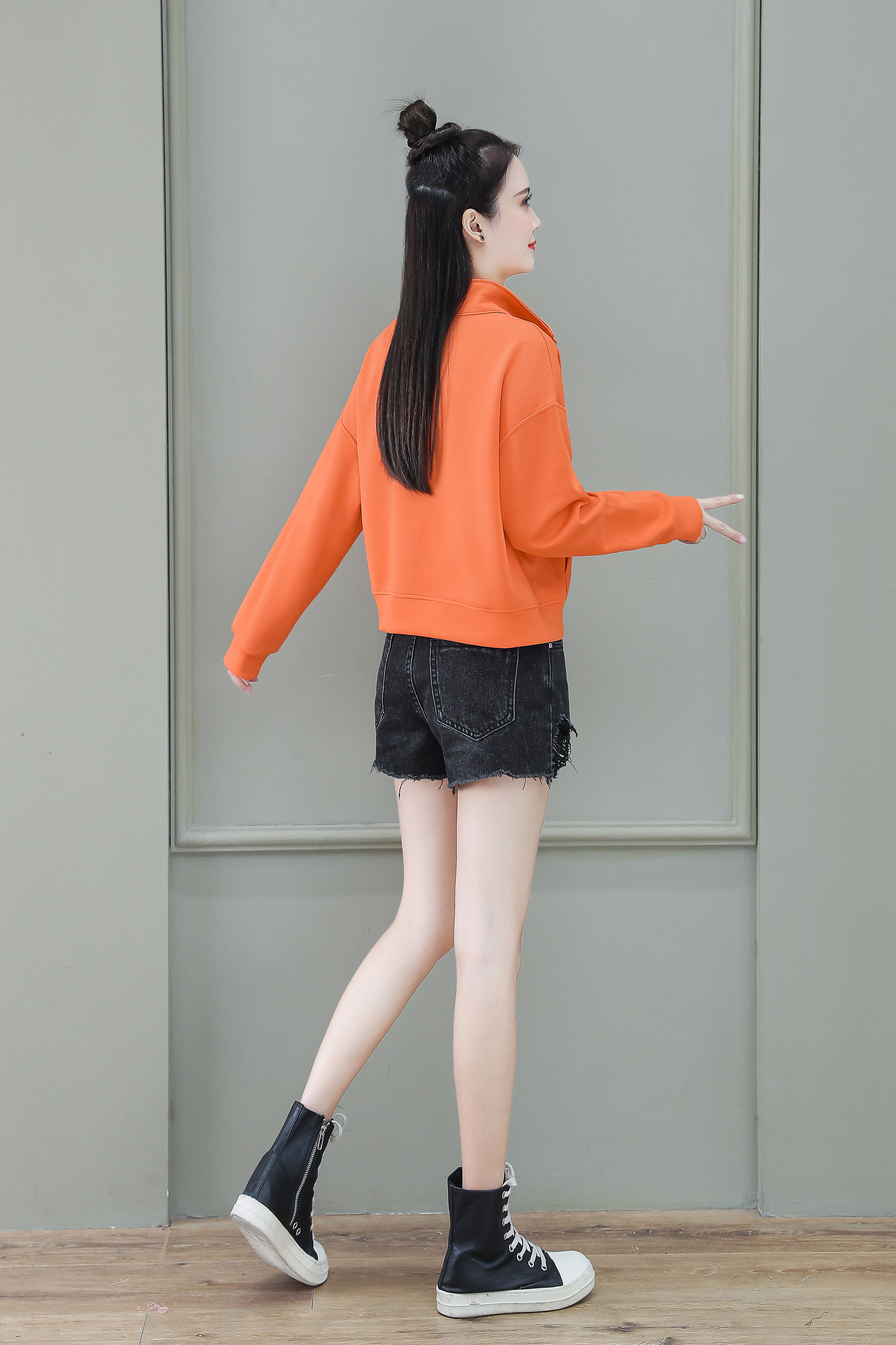 薄款卫衣女连帽夹克短款,薄款连帽卫衣外套女2022新款爆款