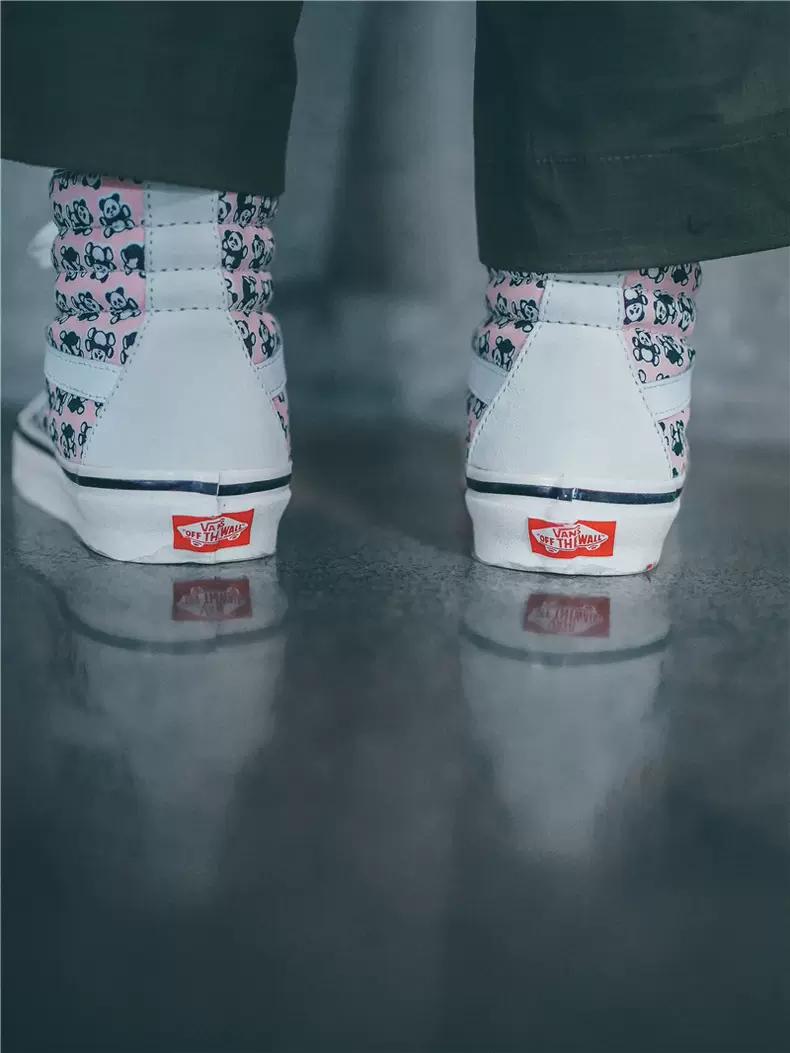 vans朋克熊猫,vans黑红熊猫