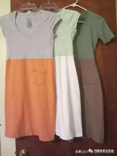 闲置的旧衣服,夏天旧衣服改造露肩衣