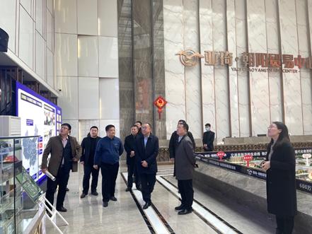 中物联投融资分会张炜视察亚琦朝阳贸易中心项目