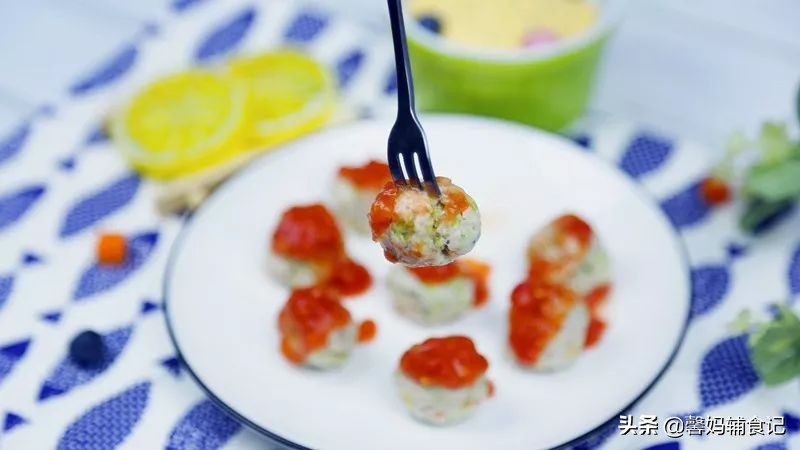 酸甜口的丸子,超级好吃的茄汁丸子