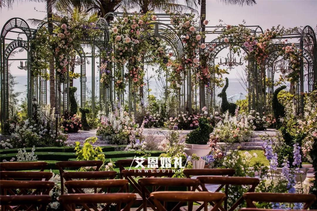 高级英式婚礼视频,法式花园风格婚礼