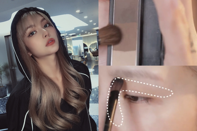 周扬青的眼影教程,周扬青粉红野马妆同款化妆教程