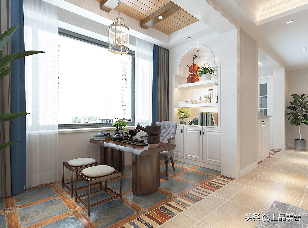 四川夫妻装修新房,三室两厅房子美式风格装修