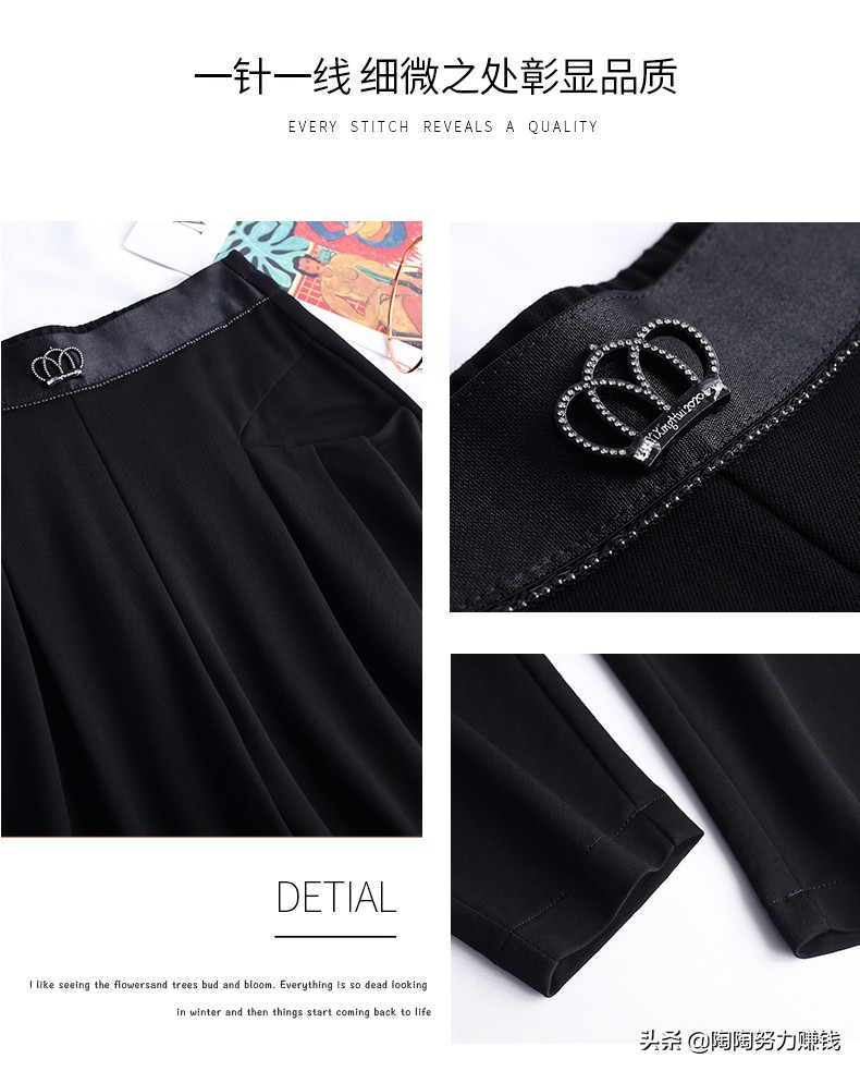 2023大码哈伦裤弹力夏款显瘦,新款显瘦休闲萝卜裤米白色哈伦裤