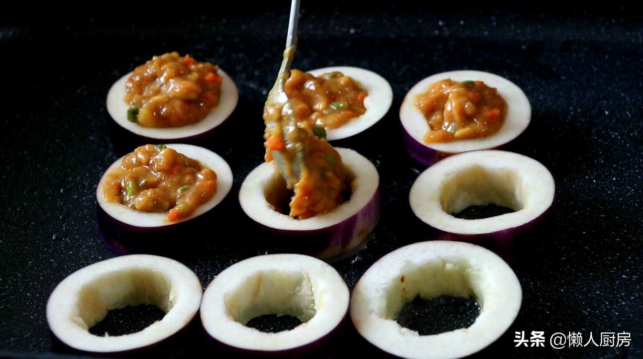 茄饼不加肉的做法,茄饼不用炸