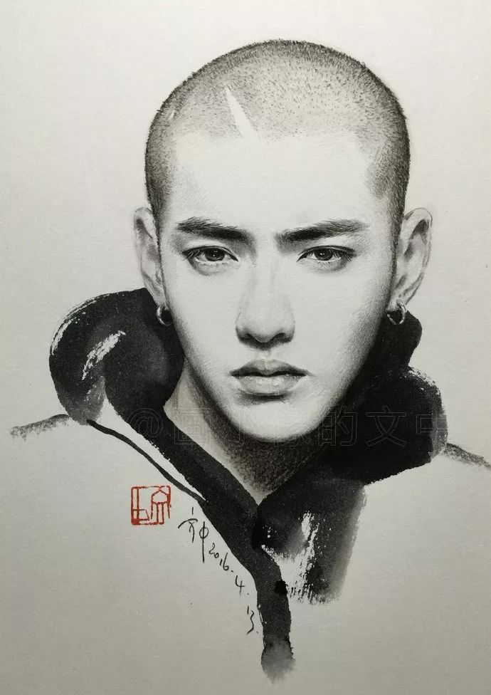 比起打印画，美院毕业的他，笔下这种彩铅水彩画才好看哭了~