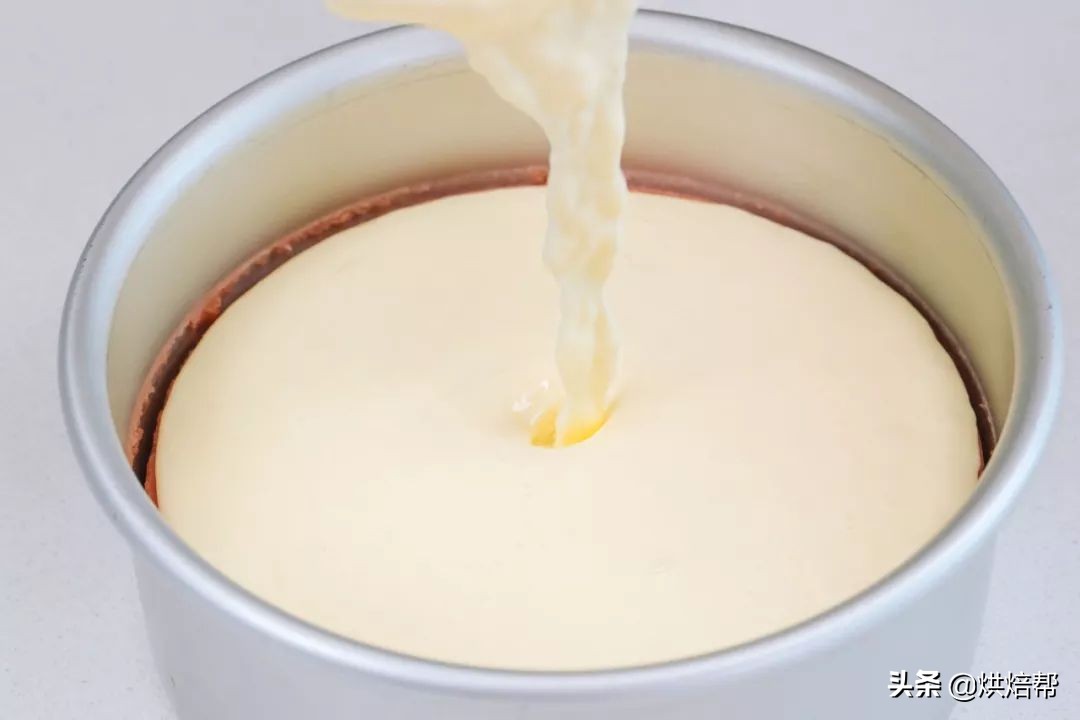 超细腻绵软轻芝士蛋糕,日式芝士焗烤蛋糕