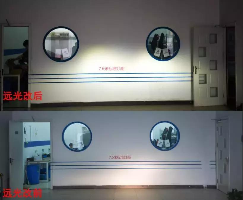 大灯改装灯光秀,桑塔纳大灯改装夜晚效果